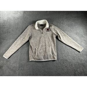 Miami University Redhawks Jacket‎ Women Medium 1/4 Pullover Collegiate